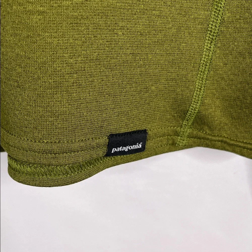 Patagonia Men's Capilene 3 1/4 Zip-Up in green